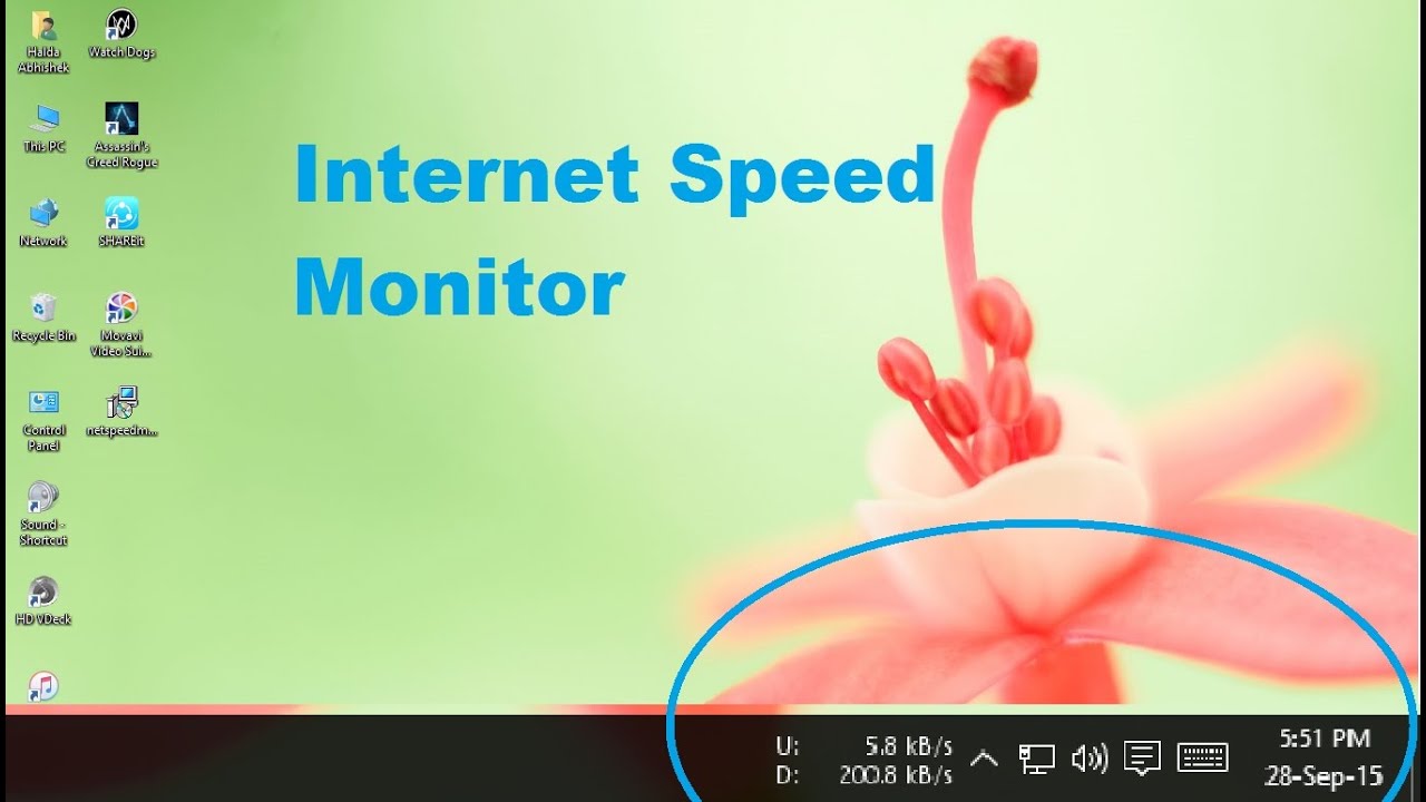 monitor internet speed windows 10